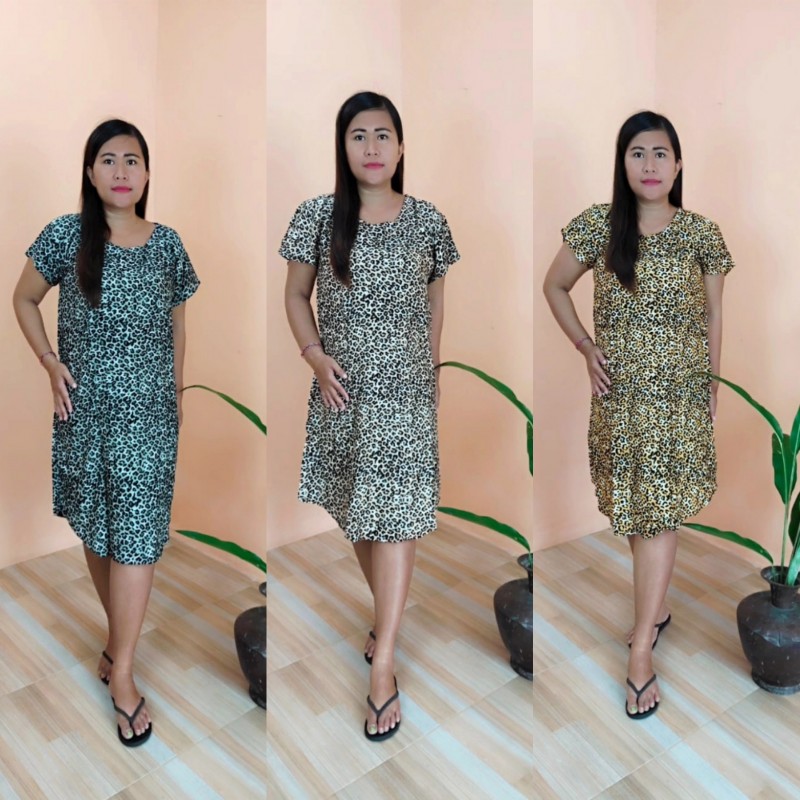 Daster Payung Motif Leopard