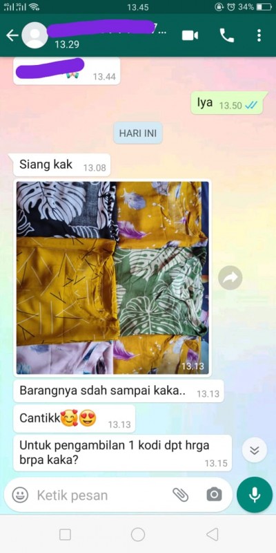 Testimoni daster bali