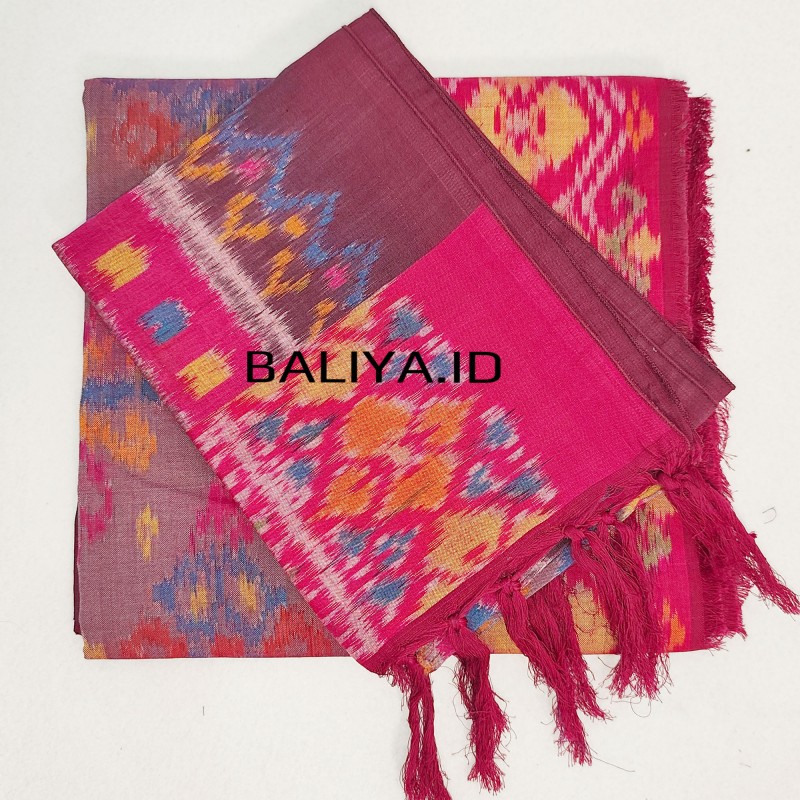 KAMEN SEMI LASEM WARNA MAGENTA BALIYA
