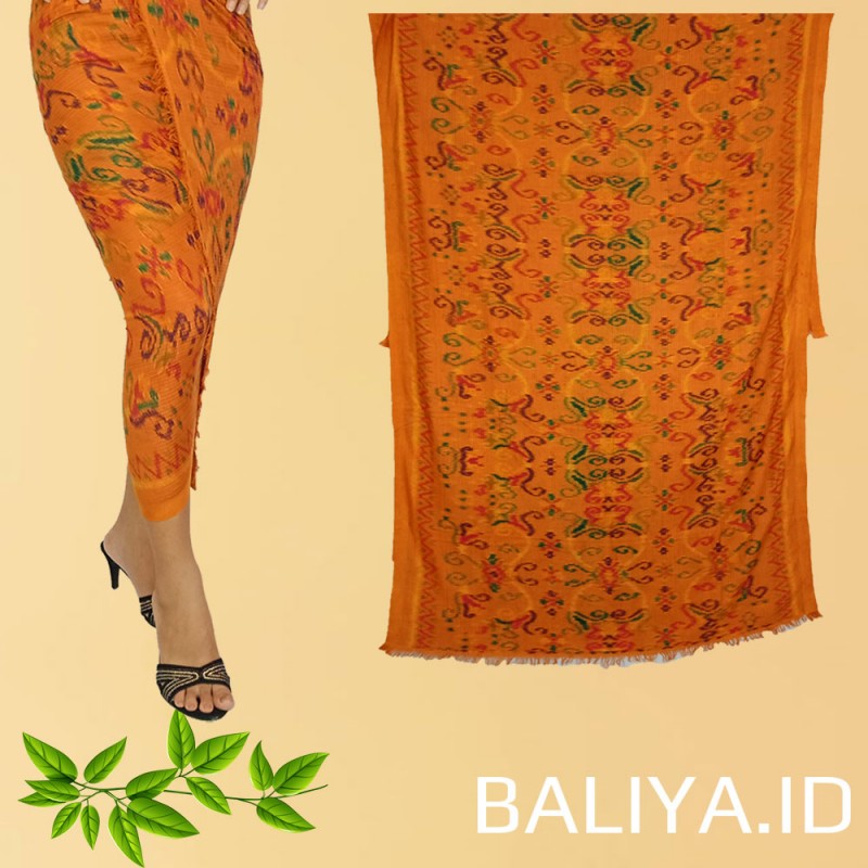 Sutra Mastuli warna orange