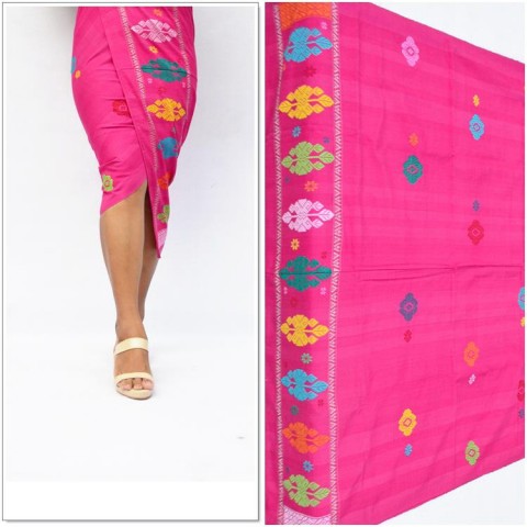 Tenun Songket Singaraja Warna Pink