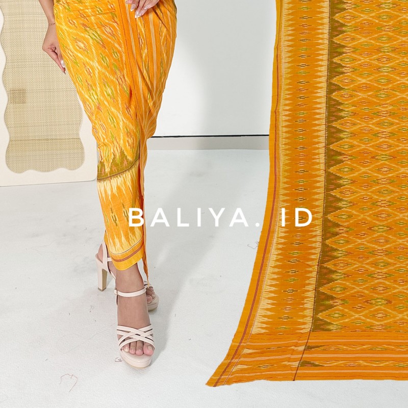endek cepuk warna kuning