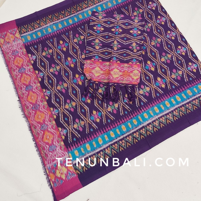 endek semi lasem warna ungu